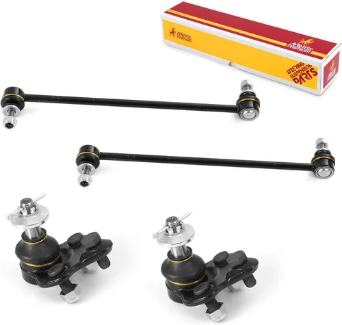 Vista 293 de Metrix Premium Chassis Parts - Juego de 4 piezas de articulación de rótula superior y barra estabilizadora delantera para Ford Ranger RWD 1998-2011