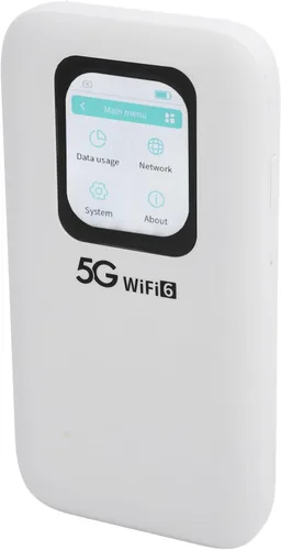 Vista 4 de Keenso Enrutador WiFi portátil 5G conexión de alta velocidad para viajes Nano SIM ranura para tarjeta módem portátil para viajes