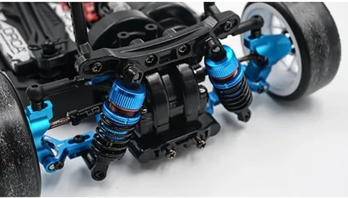 Vista 6 de Yeah Racing Drift Spec Shock-Gear 1.969 in Amortiguador Set para 1/10 RC Car Azul #TATT-022BU