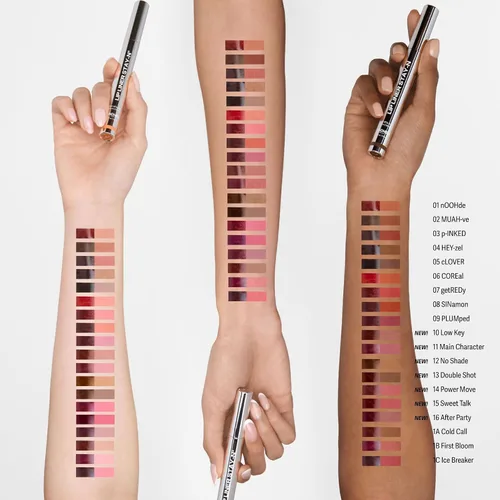 Vista 8 de Sacheu Lip Liner STAY-N Peel Off - Tinte labial impermeable de larga duración con ácido hialurónico y vitamina E, acabado mate a prueba