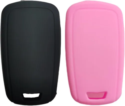 Vista 3 de Funda de silicona para llavero con control remoto sin llave, compatible con Chevrolet Chevy Malibu Camaro Cruze Limited Equinox Impala Limited Sonic