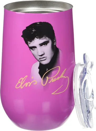 Vista 3 de Spoontiques 16947 Elvis Presley - Vaso de vino de acero inoxidable