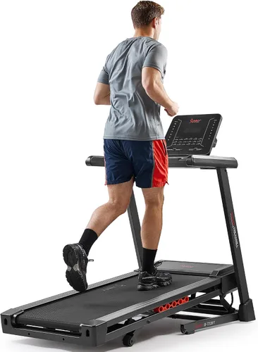 Vista 10 de Sunny Health & Fitness Treadmill Elite Smart Auto Incline for Home Use, Wide Running and Walking Deck, Flex Shock Suspension with 300 LB