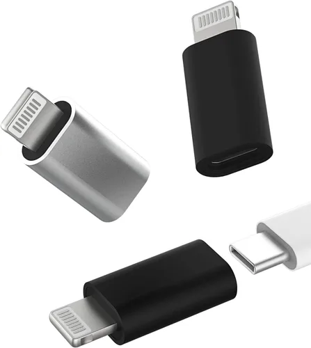 Vista 12 de Paquete de 3 adaptadores Lightning hembra a USB-C macho, tipo de carga para iPhone 11, iPad Pro, Samsung Galaxy S20, Note 10, LG V50, HTC U12, Nexus