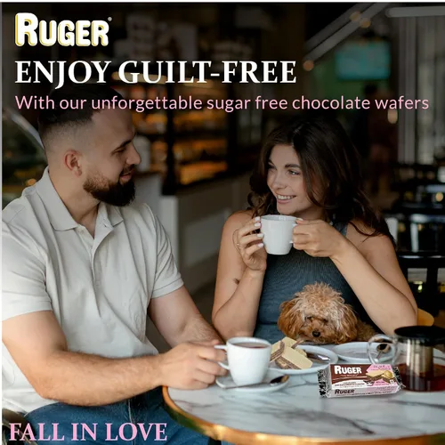 Vista 6 de RUGER Obleas de chocolate sin azúcar, 1.6 onzas (paquete de 12)