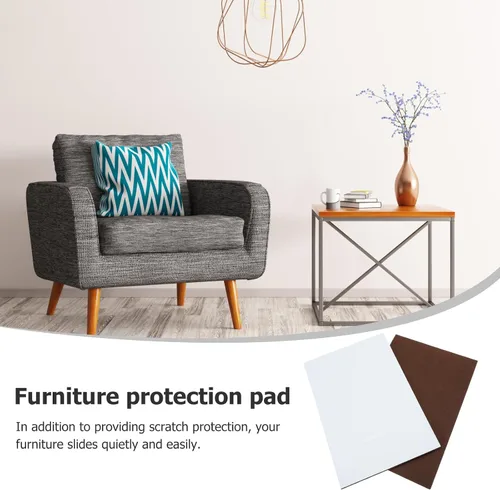 Vista 9 de Cojines de pie de silla de fieltro 4pcs almohadillas antideslizantes