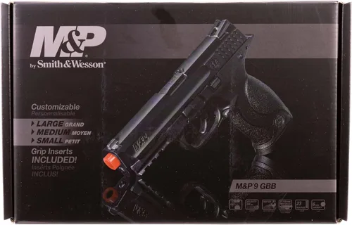 Vista 8 de Smith & Wesson M&P 9 GBB 6mm BB Pistol Airsoft Gun, Black