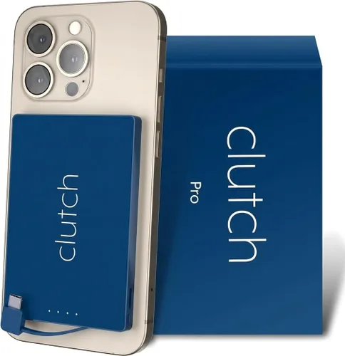 Vista 12 de Clutch - Cargador portátil Pro USB-C - Compatible con dispositivos iPhone 15, 16, 17 y Android - Batería magnética de banco de energía - Aprobado