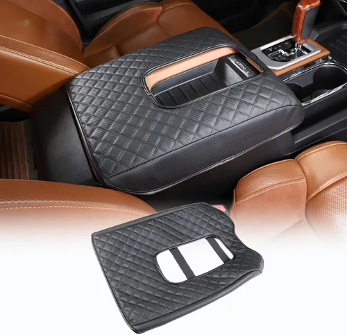 Vista 10 de CHEAYAR Kit de Cubierta para Reposabrazos de Consola Central, Cojín de Reposabrazos de Consola Automotriz Personalizado, Compatible con Toyota