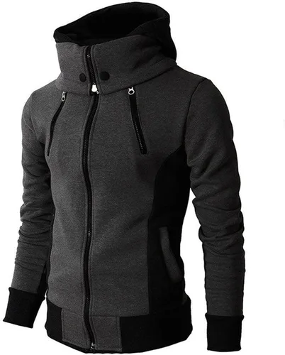 Vista 5 de SHENGXINY Mens Hooded Full Zip Tracksuit Set Colorblock Sweatsuit Men's Tracksuit Athletic Sports Casual Track Suit Outfits
