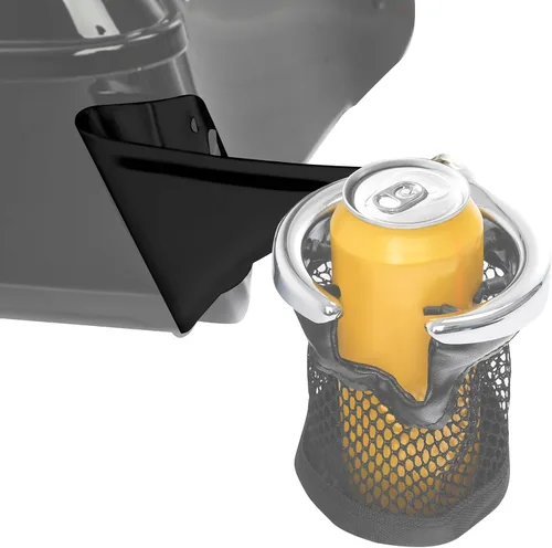 Vista 8 de XMT-MOTO King Tour Trunk - Soporte para vasos de bebidas para Harley Davidson 2014-2025 Touring Electra Glide Road Glide