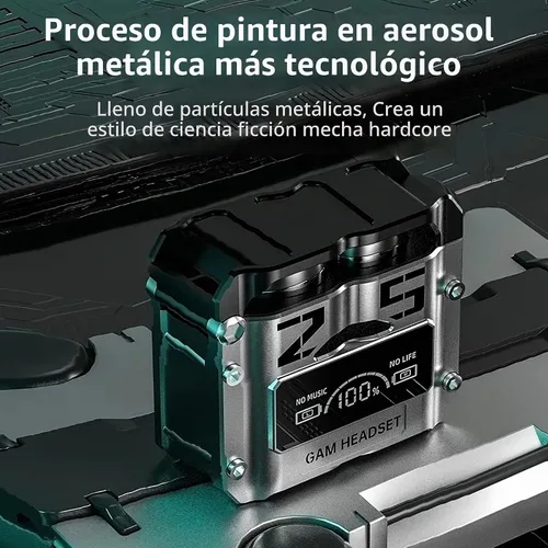 Vista 3 de M25 BT5.3 - Auriculares deportivos inalámbricos con cancelación de ruido ambiental, IPX7 impermeable, estéreo Bluetooth, 4 micrófonos integrados