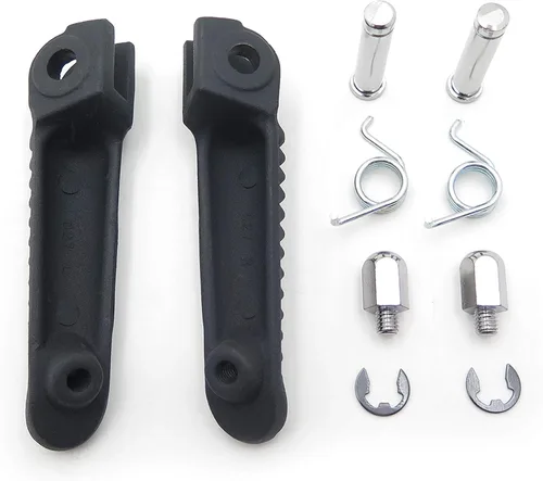 Vista 2 de Apoya pies de pedal delantero, color negro, para Yamaha Yzf-R1 Yzf-R6 Yzf R6 R1 1999-2011.