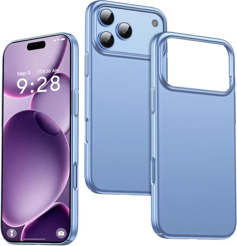Vista 27 de GRECAZO Funda delgada para iPhone 16 Pro Max, ultra fina, color negro