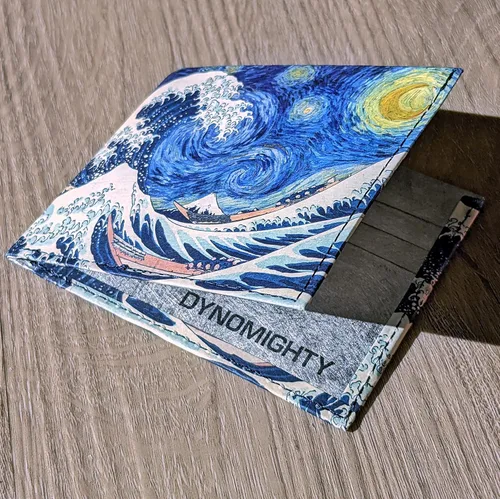 Vista 6 de mighty wallet Billetera Tyvek Stitched Dynomighty Stitched Wave Van Gogh, Classic