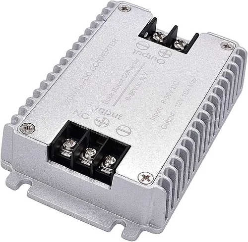 Vista 3 de Convertidor de voltaje de alta eficiencia CC a CC 8-36V a 12V 10A 120W Convertidor Buck-Boost DIY Fuente de alimentación Transformador