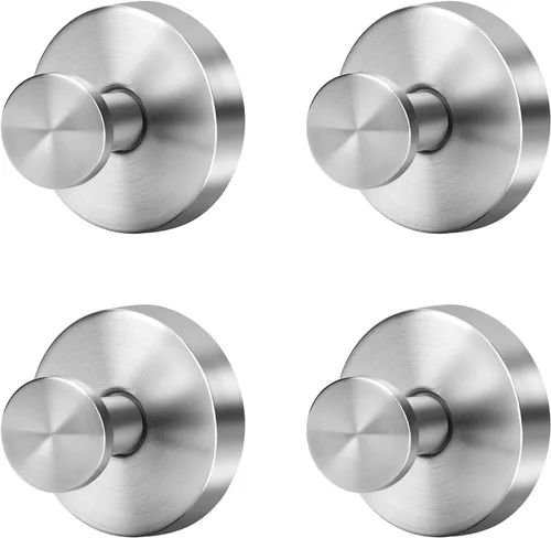Vista 8 de Ganchos de Ventosa para Ducha, Ganchos de Toalla Sin Taladrar para Pared de Baño, Cocina, Vidrio, Espejo, Azulejos - Ideales para Colgar Toallas