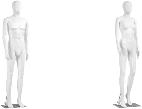 Vista 9 de SereneLife Maniquíes ajustables masculinos y femeninos de cuerpo completo-73 y cuerpo-68.9 formas de vestido de hombre desmontables figura entera