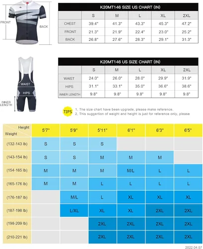 Vista 6 de Santic Men's Cycling Jersey Set Bib Shorts 4D Padded Short Sleeve Outfits Set Quick-dry