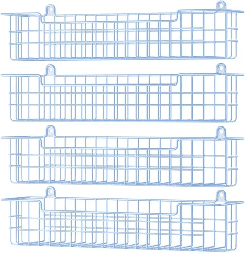 Vista 11 de Organizador de especias para montaje en pared, estante de almacenamiento de organización de especias para puerta de gabinete, 2 paquetes de estante