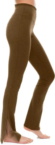 Vista 2 de Leggings Pantalones De Yoga Talle Alto para Mujeres Pantalones Largos Parte Inferior De Campana Suave Pantalones