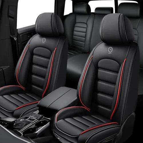 Vista 11 de 5 fundas de asiento para Mazda2 2011-2023, fundas de asiento de automóvil de cuero, impermeables, suaves, cómodas fundas de asiento de automóvil