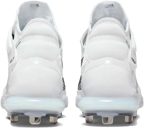 Vista 6 de Nike Force Zoom Trucha 7 tacos de metal blancos Plata talla 10