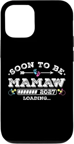 Vista 27 de Soon to Be Mamaw 2027 Loading for Pregnancy Announcement Case for iPhone XR