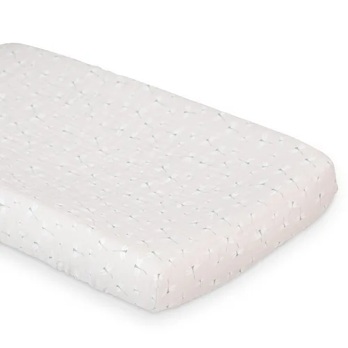 Vista 10 de lulujo Funda para cambiador de bebé, 100% muselina de algodón, tamaño estándar, 32 x 16 pulgadas, margaritas