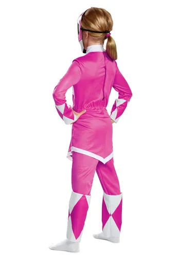 Vista 3 de Disfraz de Power Ranger Rosa para Niñas Multicolor