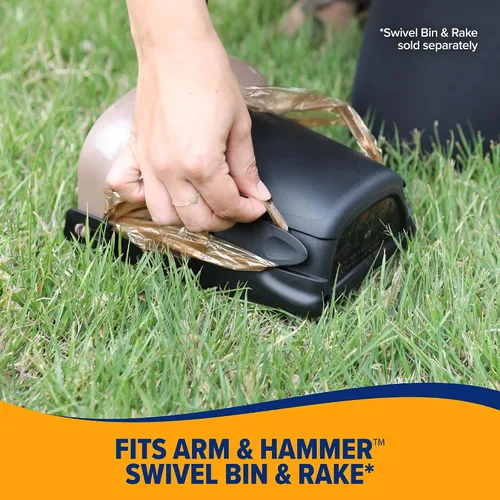 Vista 3 de Arm & Hammer - Bolsas de basura para basurero giratorio, 20 unidades, 1 paquete