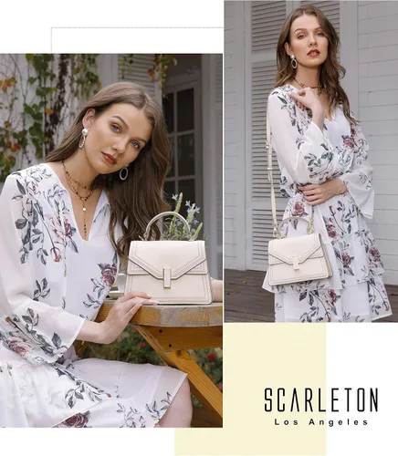 Vista 2 de Scarleton Top Handle Satchel Purses for Women, Shoulder Bag Purse, Crossbody Bags for Women, Handbags for Women, H2083