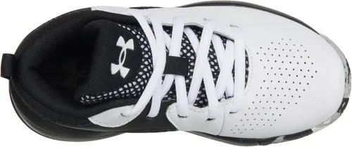 Vista 5 de Under Armour Tenis de baloncesto unisex para niños preescolares Lockdown 5, Negro