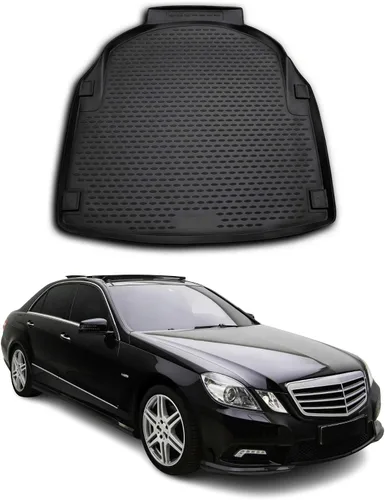 Vista 11 de Alfombrillas de Carga OMAC para Mercedes Clase E W211 Sedán 2004-2009 Goma TPE Negra