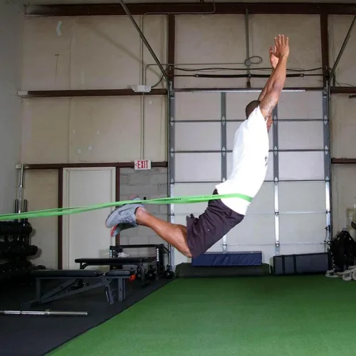 Vista 3 de RubberBanditz Bandas de entrenamiento para atletas, ideales para agilidad, movilidad, salto, pliometría, fitness de potencia, entrenamiento de banda