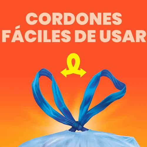 Vista 2 de Bolsas para Basura de Reciclaje Hefty, Azul, 13 Galones, 60