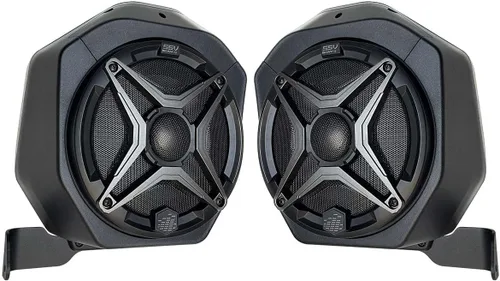 Vista 6 de SSV Works 2021-2026 Ford Bronco 2-Door Rear Speaker Pod Upgrade 6.5" Weatherproof Plug & Play Roll Cage Mount Speaker Pod w/SSV A6 120w Speakers