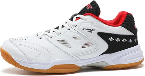 Vista 3 de VEACAM Tenis de bádminton para hombre, estilo casual, atléticos, a la moda, zapatos deportivos de pickleball antideslizantes, zapatos de squash