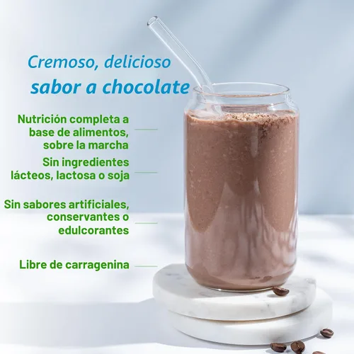 Vista 3 de Orgain Proteína en Polvo Orgánica Vegana de Reemplazo de Comidas, Dulce de Chocolate Cremoso - 20g Proteína a Base de Plantas, Sin Gluten, Sin