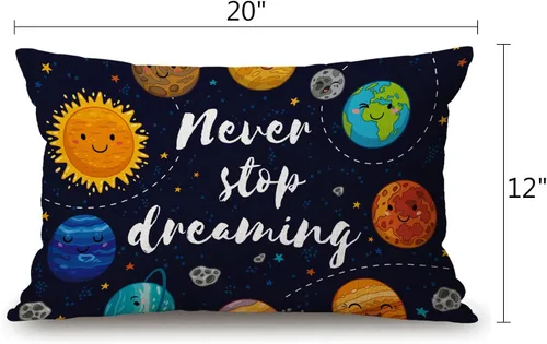 Vista 74 de Fundas de almohada de 12 x 20 pulgadas, decoración rústica de granja, sé feliz, fundas de almohada de algodón y lino, citas inspiracionales con Jcp20