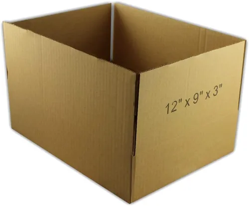 Vista 2 de EcoSwift 10 cajas de embalaje de la cartulina acanalada 12x9x3 que envían por correo los cartones móviles de la caja de envío