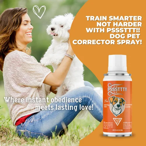Vista 4 de PSSSTTT - Aerosol para perros, 3.5 onzas líquidas (3.49 oz), entrenamiento eficaz de comportamiento para perros, corrector de perro disuasorio