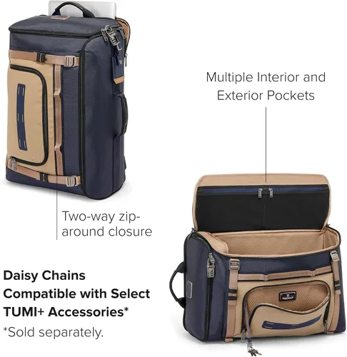 Vista 3 de TUMI - Mochila Alpha Bravo Endurance, Azul marino medianochecaqui, Classic