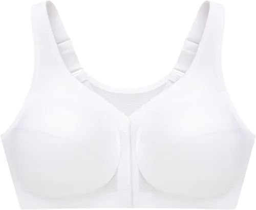 Vista 23 de Sostén Glamorise de mujer, tamaño plus, postura mágica elevada, apoyo de espalda, negro, 48I