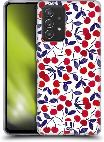 Vista 11 de Head Case Designs Apple Fruit Prints - Funda de gel suave compatible con Galaxy A52 / A52s / 5G (2021)