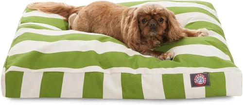 Vista 11 de Majestic Pet Cama rectangular grande para perros con rayas lavable, cama antideslizante y cómoda para mascotas, cama para perros con funda extraíble