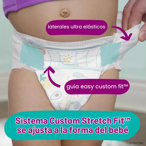 Vista 2 de Pampers Baby Dry - Pañales desechables para bebé