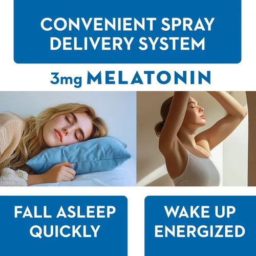 Vista 5 de Vitaminerals 133 Prosomnia QR, spray natural de melatonina para dormir, 1 onza