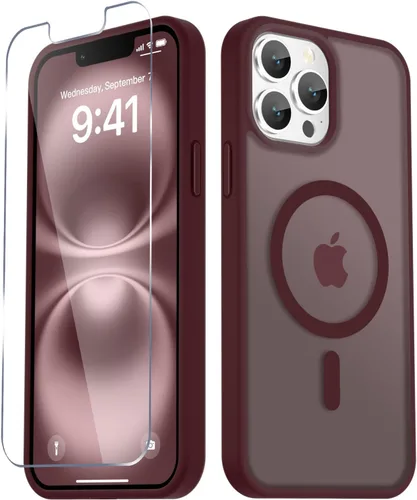 Vista 592 de Funda para Google Pixel 10 Pro XL, cubierta magnética mate, color negro Fit for MagSafe, Screen Protector included, Shockproof Military Grade
