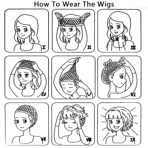 Vista 7 de E Support coreano Anime Hombres fiesta Cool Niños Full de pelo corto de Cosplay pelucas Negro